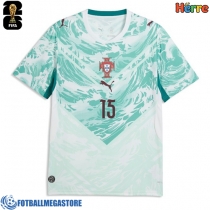 Fotballdrakt Herre Portugal Joao Neves #15 Bortedrakt VM 2026 Kortermet